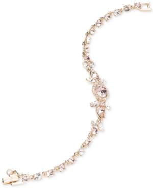Givenchy Gold-tone Multi-crystal Flex Bracelet