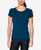 Under Armour Women's Fly By Cutout-back Running Top