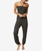 O'neill Juniors' Linque Striped Halter Jumpsuit