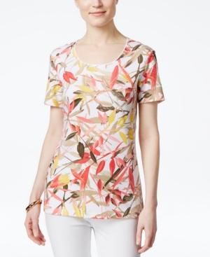 Karen Scott Printed T-shirt, Only At Macy's