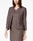 Kasper Bonded Lace Open-front Blazer, Regular & Petite