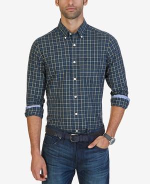 Nautica Men's Wrinkle-resistant Plaid Shirt