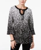 Jm Collection Ombre Keyhole Tunic, Only At Macy's