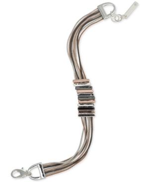Nine West Tri-tone Multi-chain Bracelet