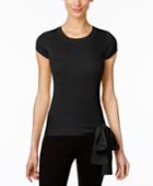 Inc International Concepts Petite Tie-hem Sweater, Created For Macy's
