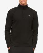 Calvin Klein Men's Jacquard Quarter-zip Sweatshirt