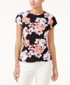 Cece Floral-print T-shirt