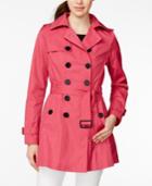 Bar Iii Double-breasted Skirted Trench Coat, Only At Macy's