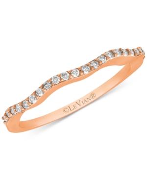 Le Vian Diamond Wave Ring (1/6 Ct. T.w.) In 14k Rose Gold