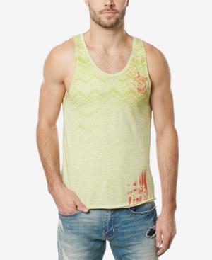 Buffalo David Bitton Men's Chevron Ombre Graphic Print Tank