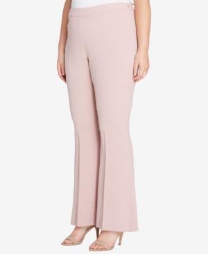 Tahari Asl Plus Size Flare-leg Pants