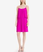 Vince Camuto Sleeveless Pleated Popover Dress