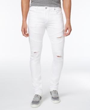 True Religion Men's Ripped Moto Rocco Jeans
