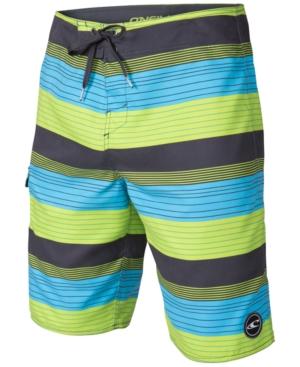O'neill Men's Santa Cruz Striped 21 Board Shorts