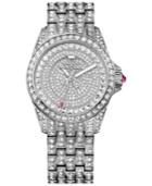 Juicy Couture Women's Stella Crystal Accent Stainless Steel Bracelet Watch 36mm 1901212