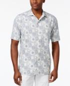Tommy Bahama Men's 100% Silk Tiles Davis Shirt
