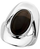 Nambe Smoky Quartz (7-1/2 Ct. T.w.) Oval Ring In Sterling Silver, Only At Macy's