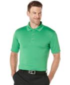 Pga Tour Performance Solid Mesh Golf Polo