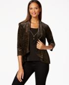 Jm Collection Petite Layered-look Necklace Top, Only At Macy's