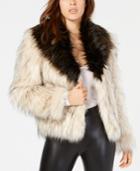 Guess Rex Two-tone Faux-fur Jacket