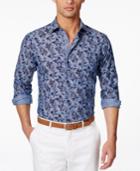 Tallia Floral-print Long Sleeve Shirt