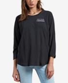 Volcom Juniors' Pop Rocket Cotton Raglan T-shirt