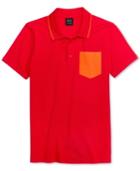 Armani Exchange Men's Colorblocked Pocket Polo