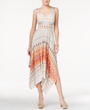 American Rag Printed Handkerchief-hem Maxi Dress, Only At Macy's