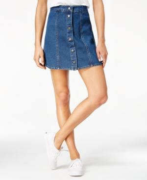 One Hart Juniors' Snap-front Skirt, Only At Macy's