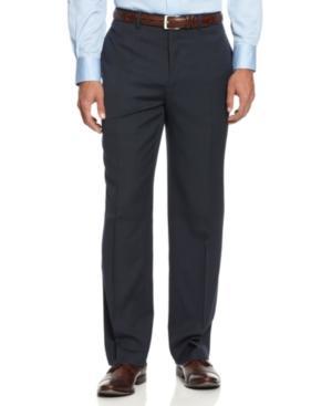 Alfani Pants Navy Sharkskin