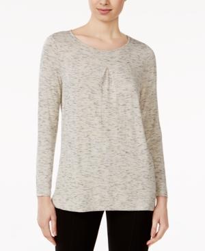 Kensie Space-dyed Knit Top