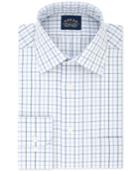 Eagle Men's Classic Fit Non-iron Flex Collar Performance Check Dress Shirt
