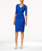 Thalia Sodi Lace Empire Sheath Dress, Only At Macy's