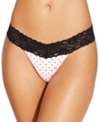 Jenni By Jennifer Moore Cotton Wide Lace Thong 914722b246 Women's Shoes