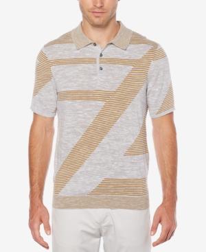 Perry Ellis Men's Geo Stripe Polo