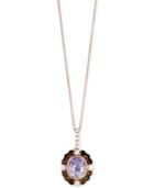 Le Vian Multi-stone (3-1/4 Ct. T.w.) Pendant Necklace In 14k Rose Gold