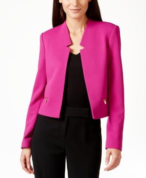 Calvin Klein Notched Open-front Blazer