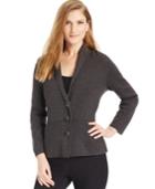 Alfani Shawl-collar Knit Blazer, Only At Macy's