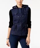 Inc International Concepts Velvet Utility Jacket, Only At Macy's