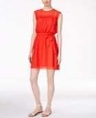 Maison Jules Swiss-dot Fit & Flare Dress, Created For Macy's