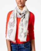 Inc International Concepts Butterfly Oblong Scarf, Only At Macy's