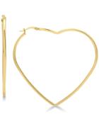 Large Heart Shape Hoop Earrings