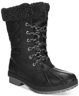 London Fog Women's Swanley Lace-up Cold Weather Boots Women's Shoes