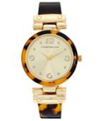 Charter Club Women's Tortoiseshell-look Bracelet Watch 35mm, Only At Macy's