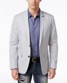 Inc International Concepts Men's Slim-fit Grey Blazer, Created For Macy's