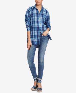 Polo Ralph Lauren Boyfriend-fit Madras Cotton Shirt
