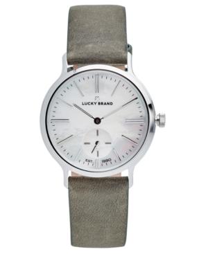 Lucky Brand Women's Ventana Olive Leather Strap Watch 34mm