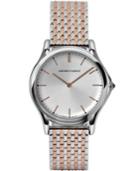 Emporio Armani Unisex Swiss Two-tone Stainless Steel Bracelet Watch 36mm Ars2007