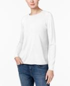 Eileen Fisher Crew-neck Stretch Top