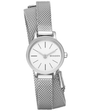 Skagen Women's Hagen Stainless Steel Double Wrap Mesh Bracelet Watch 20mm Skw2601
